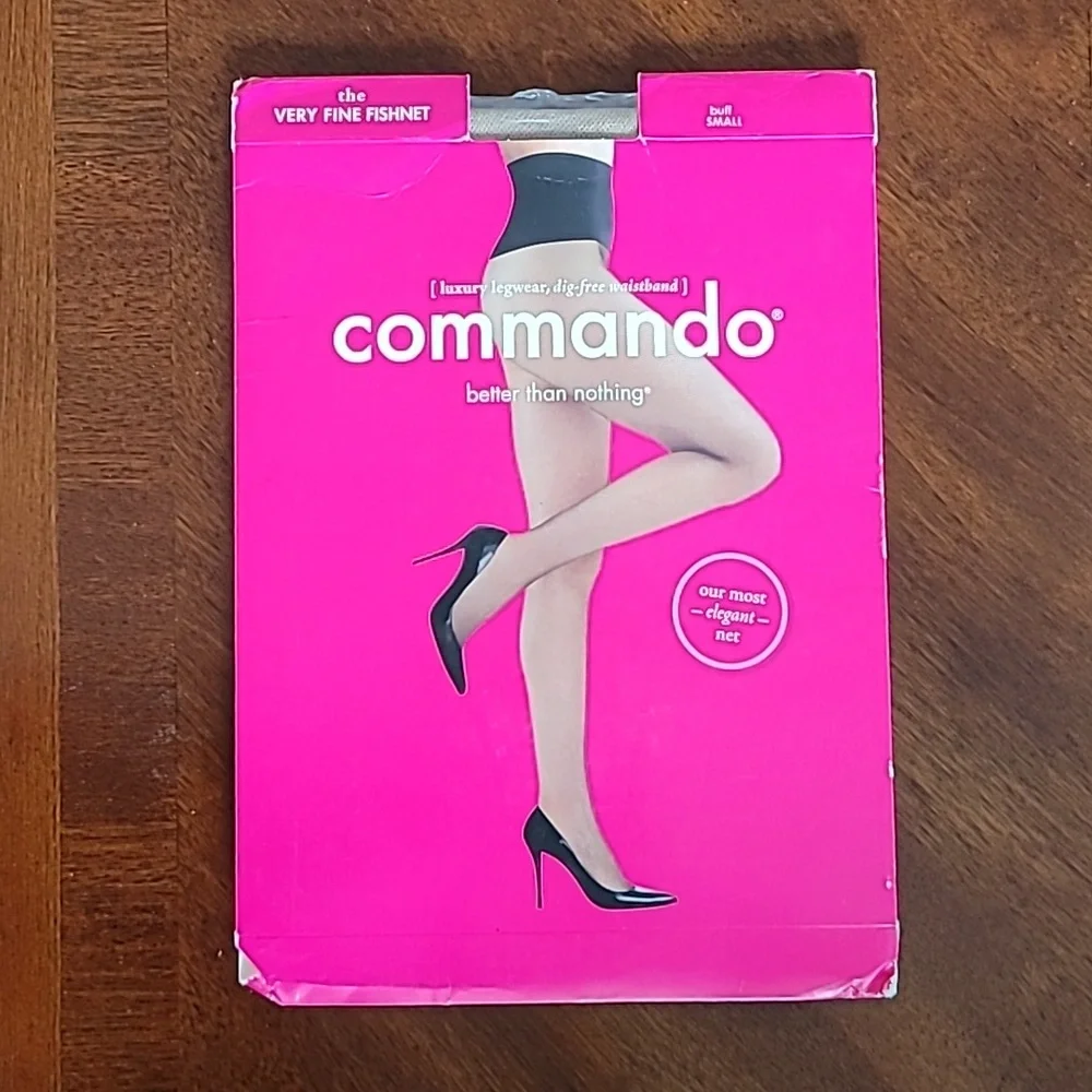 Commando Stocking Tight Legwear The very fine fishnet HN001 BUFF New
